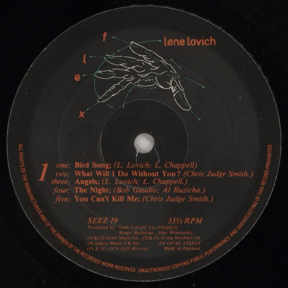 Lene Lovich Flex UK vinyl LP album (LP record) LLVLPFL330535