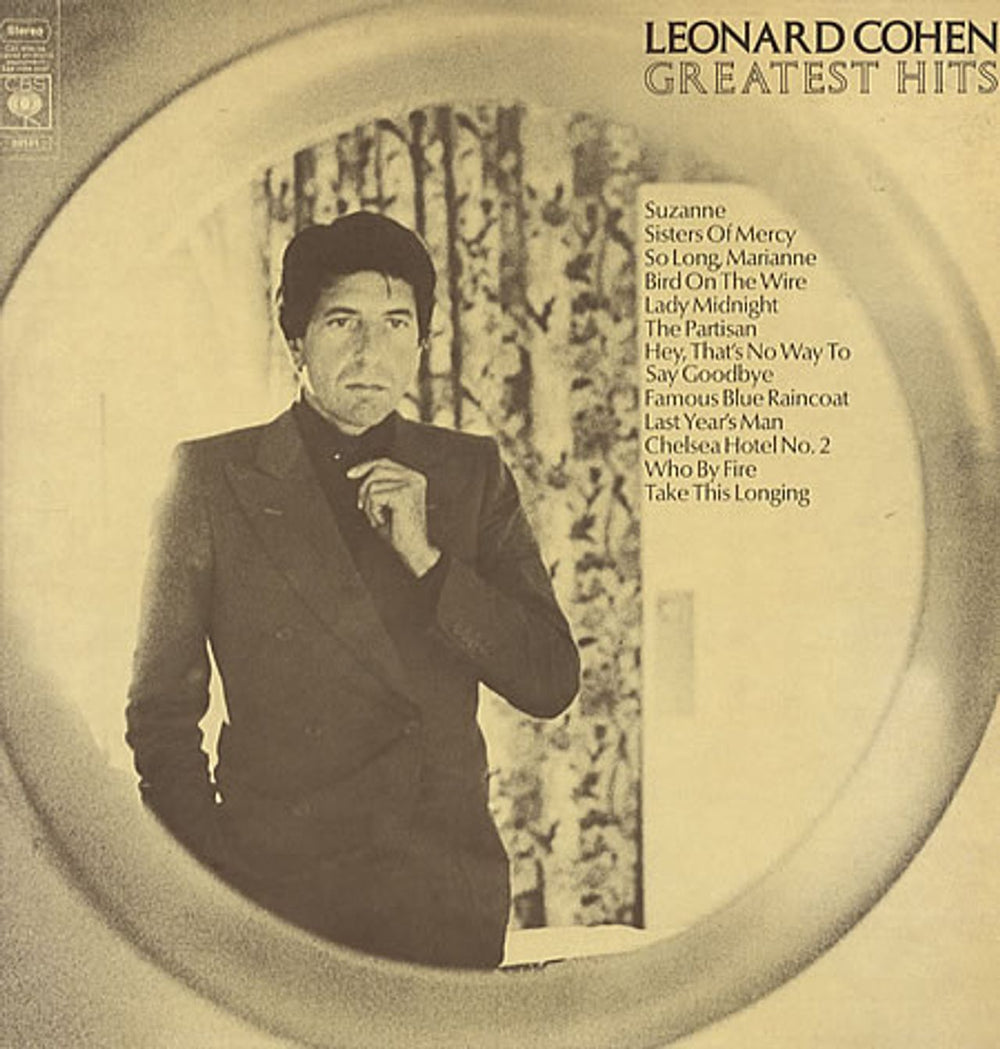 Leonard Cohen Greatest Hits - Duplicate UK vinyl LP album (LP record) 69161