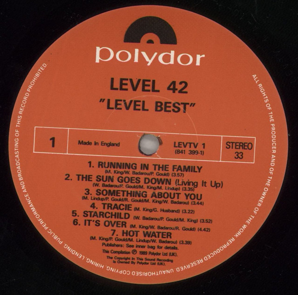 Level 42 Level Best - Hype Sticker - shrink Dutch vinyl LP album (LP record) L42LPLE875014