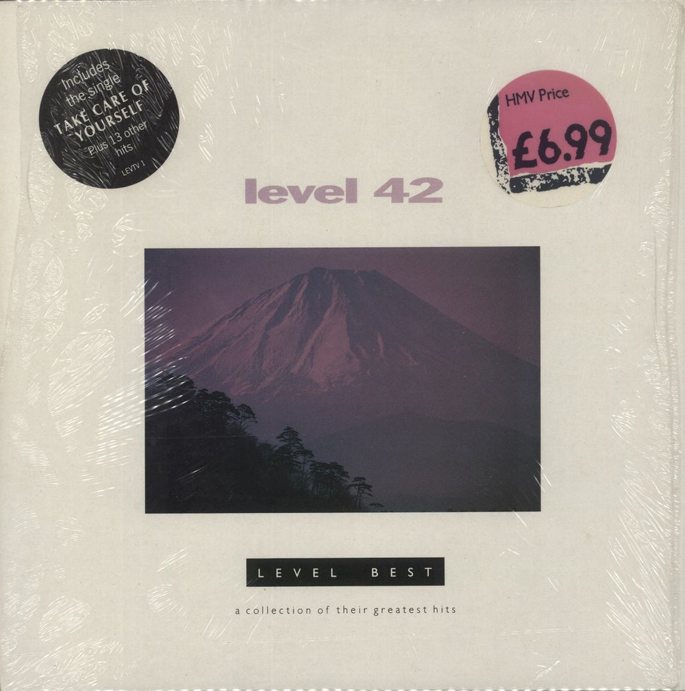 Level 42 Level Best - Hype Sticker - shrink Dutch vinyl LP album (LP record) LEVTV1