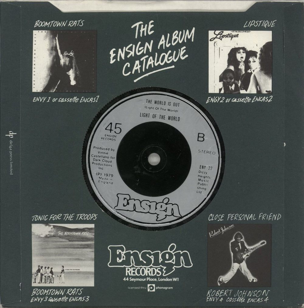 Light Of The World Swingin' UK 7" vinyl single (7 inch record / 45)