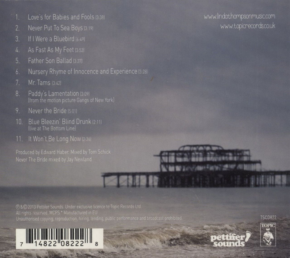 Linda Thompson Won't Be Long Now - Sealed UK CD album (CDLP) 714822082228