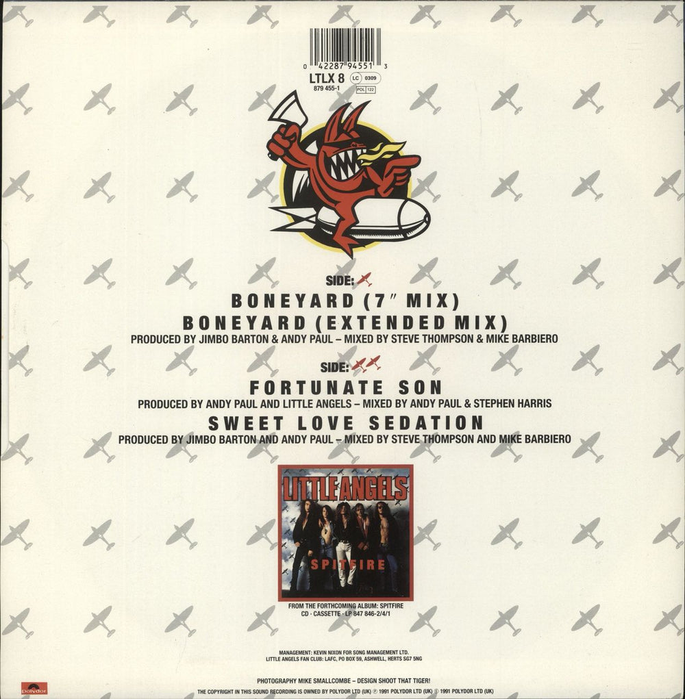 Little Angels Boneyard UK 12" vinyl single (12 inch record / Maxi-single) 042287945513