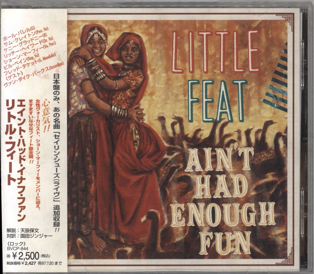 Little Feat Ain't Had Enough Fun Japanese CD album (CDLP) BVCP-844