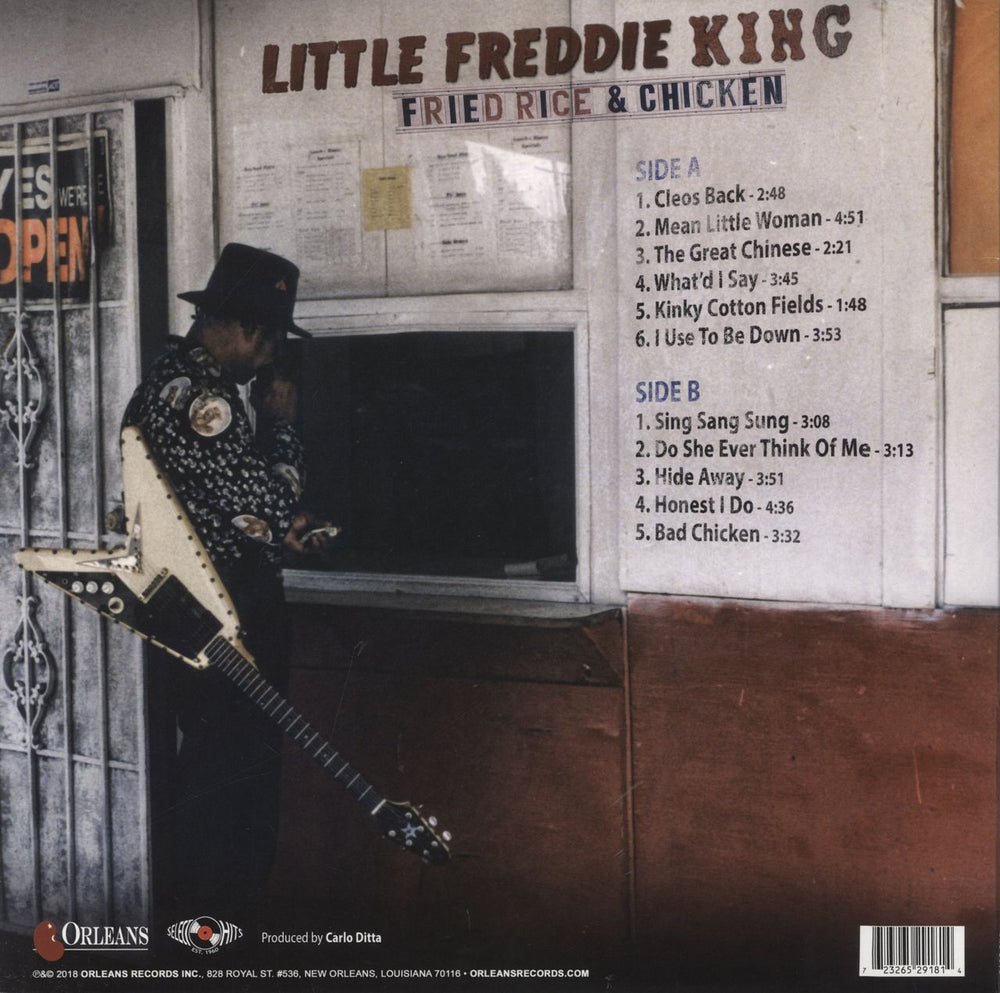 Little Freddie King Fried Rice & Chicken US vinyl LP album (LP record) 723265291814