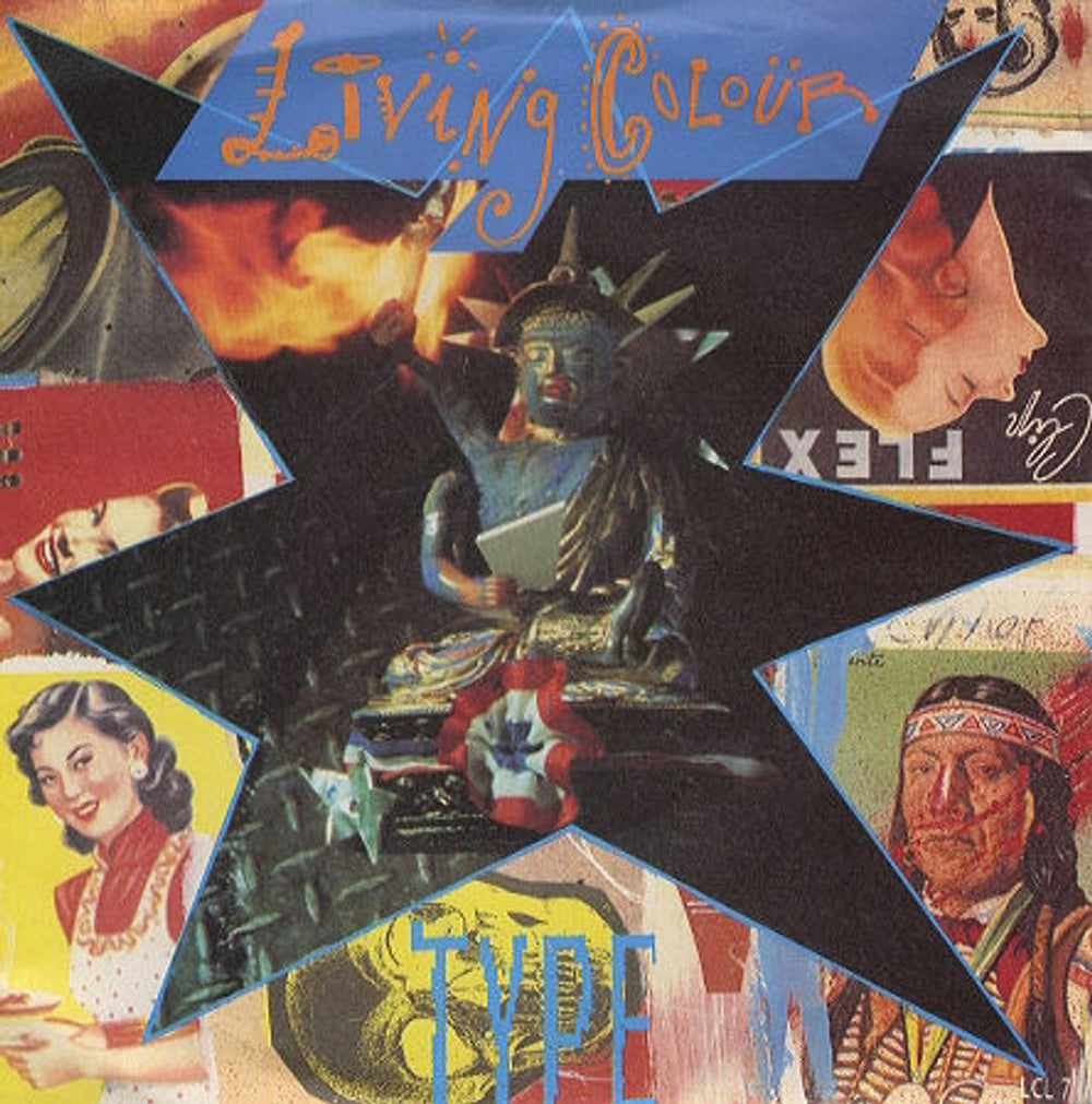 Living Colour Type UK 7" vinyl single (7 inch record / 45) LCL7