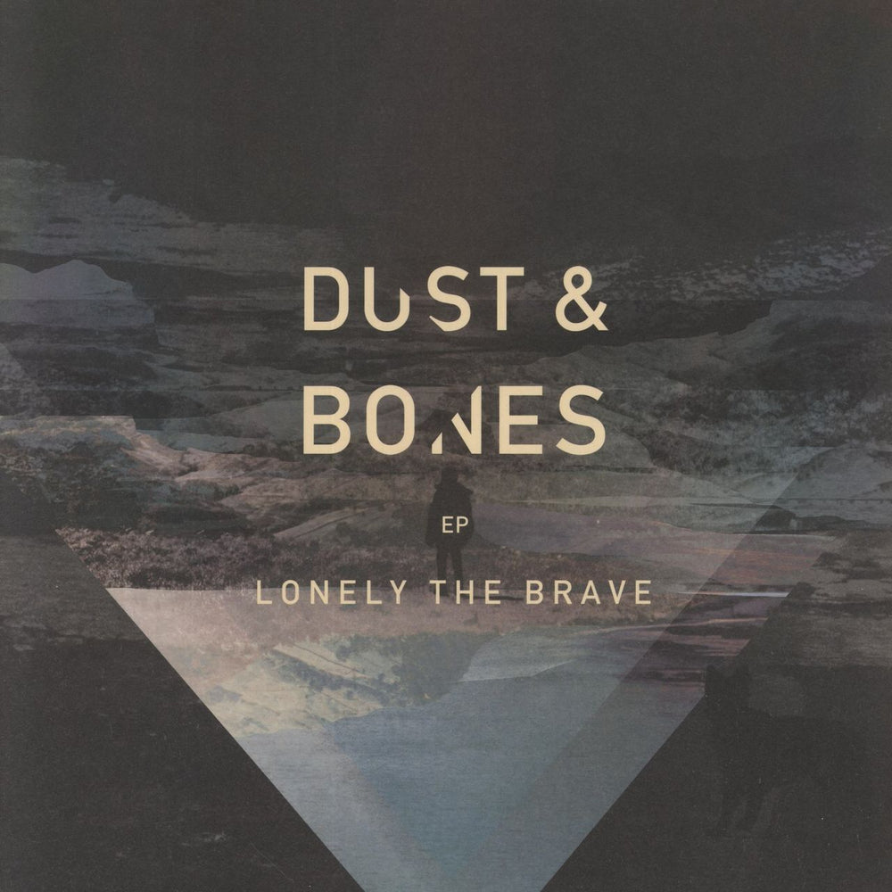 Lonely The Brave Dust & Bones EP - Light Blue Vinyl UK 12" vinyl single (12 inch record / Maxi-single) HOFF221LP