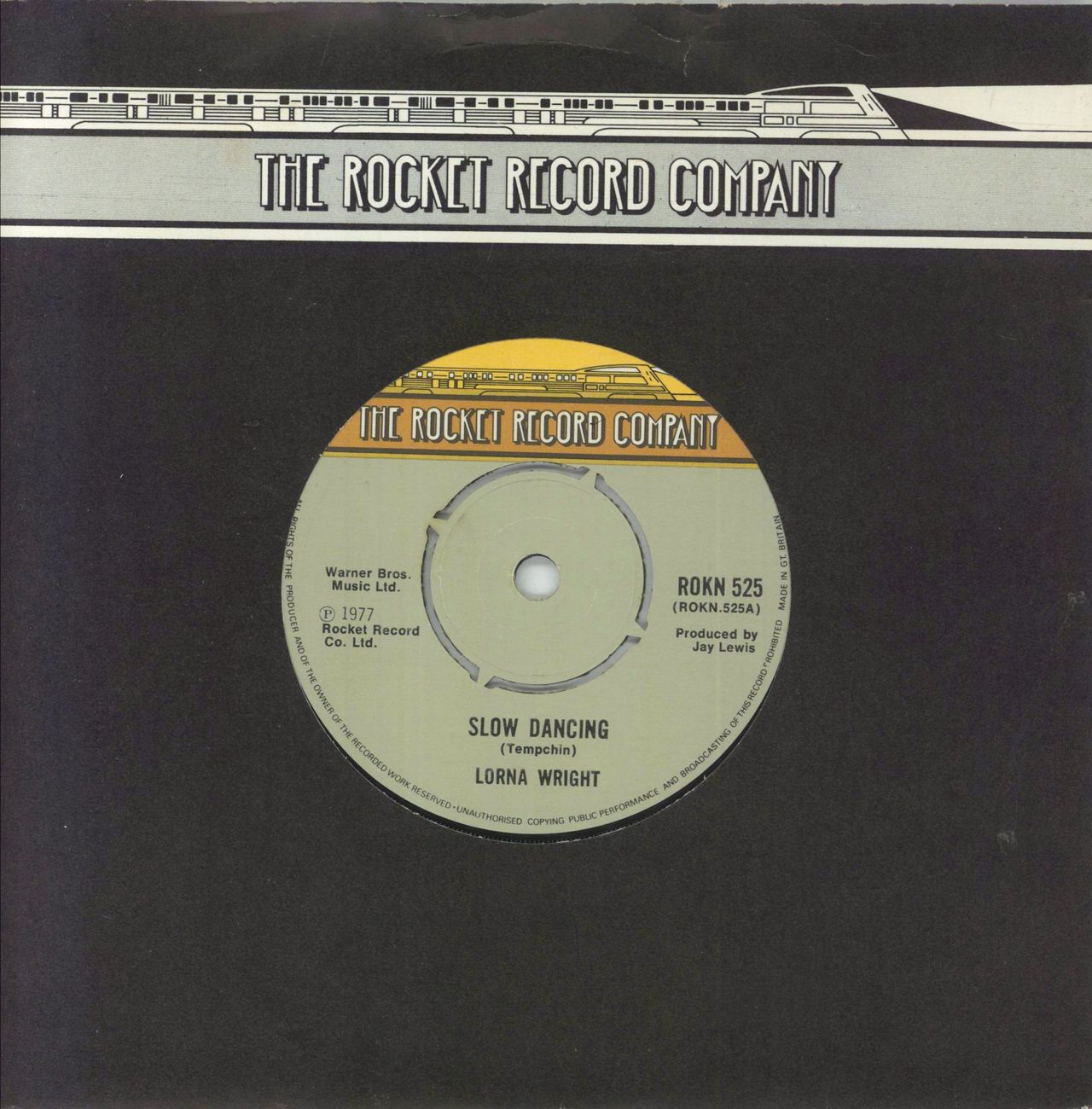 Lorna Wright Slow Dancing UK 7" vinyl single (7 inch record / 45) ROKN525