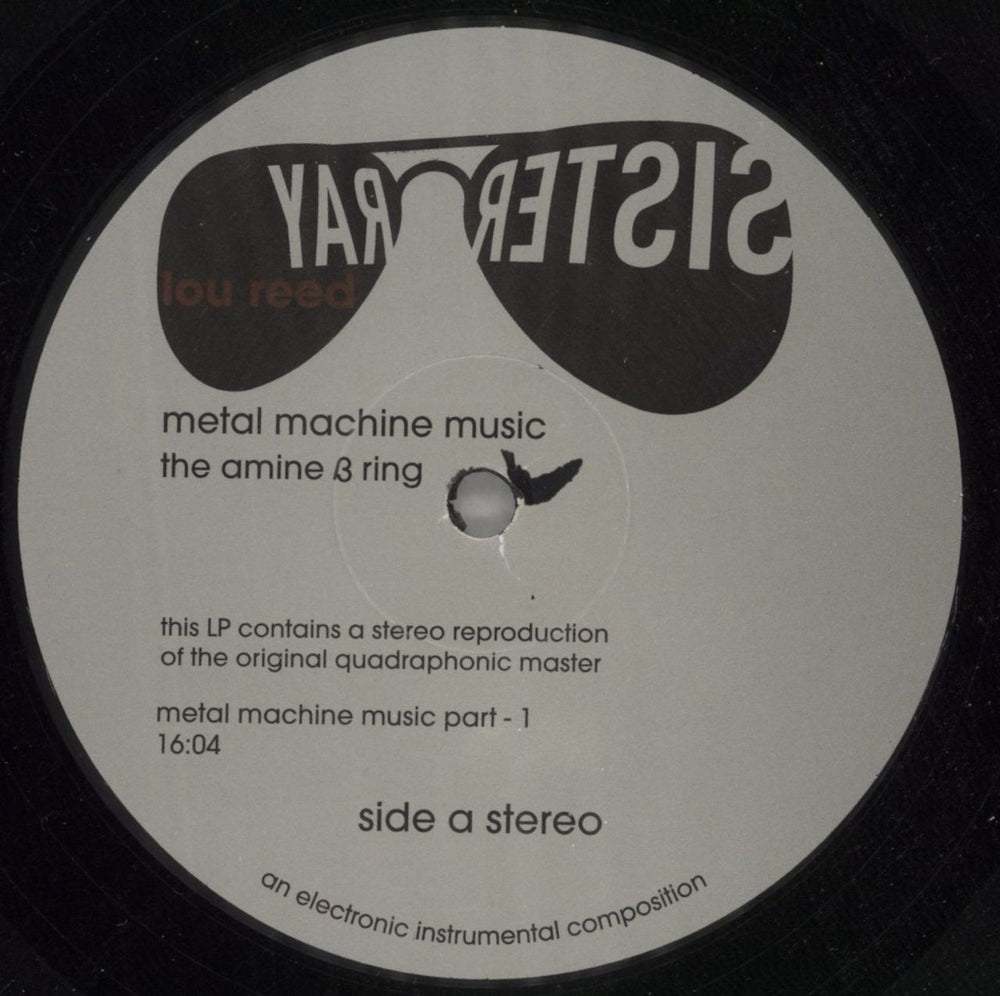 Lou Reed Metal Machine Music UK 2-LP vinyl record set (Double LP Album) LOU2LME509528