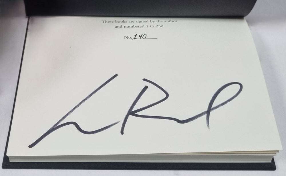 Lou Reed The Raven - Autographed US book