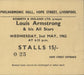Louis Armstrong Satchmo - Third British Tour April-May 1962 + ticket stub - Autographed UK tour programme LOATRSA878573