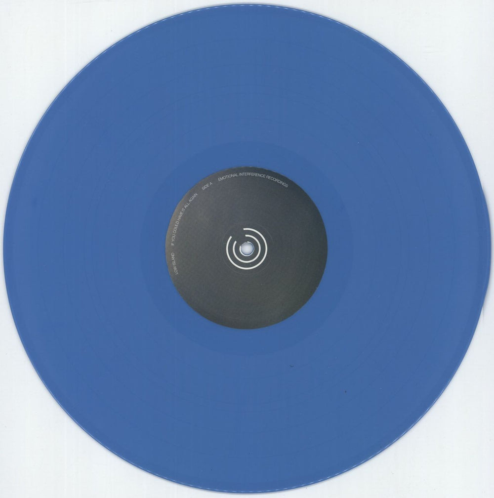 Low Island If You Could Have It All Again - Ocean Blue Vinyl - Autographed UK vinyl LP album (LP record) -P6LPIF877118