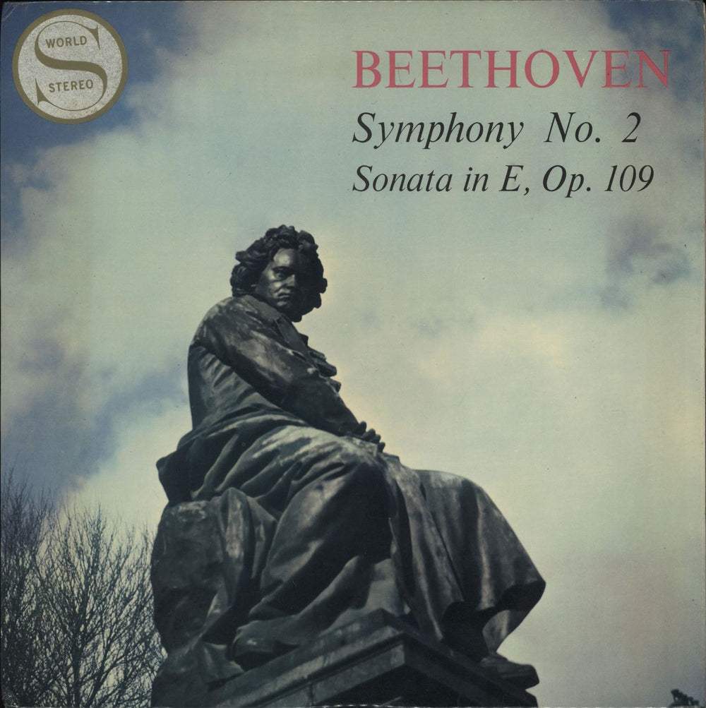 Ludwig Van Beethoven Symphony No. 2 / Sonata In E, Op. 109 UK vinyl LP album (LP record) ST193