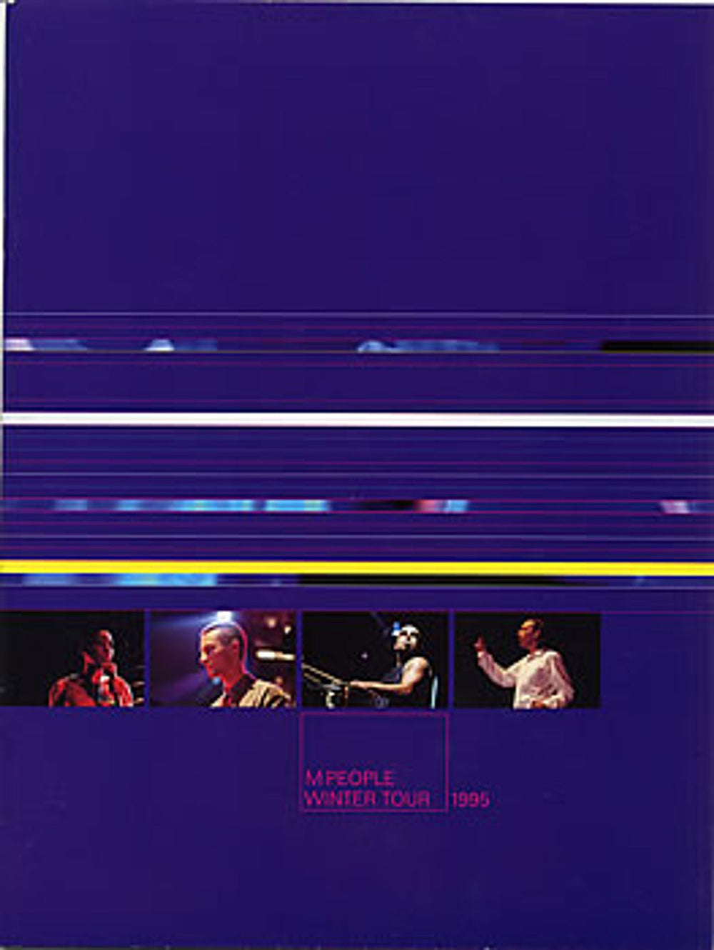 M-People Winter Tour 1995 + Ticket stubs UK tour programme TOUR PROGRAMME