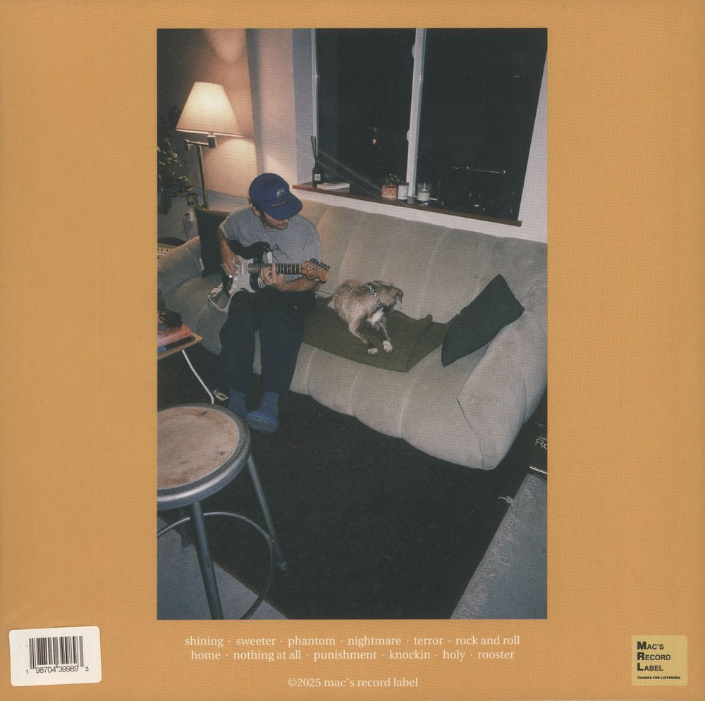 Mac DeMarco Guitar - Orange Vinyl UK vinyl LP album (LP record) 198704399893