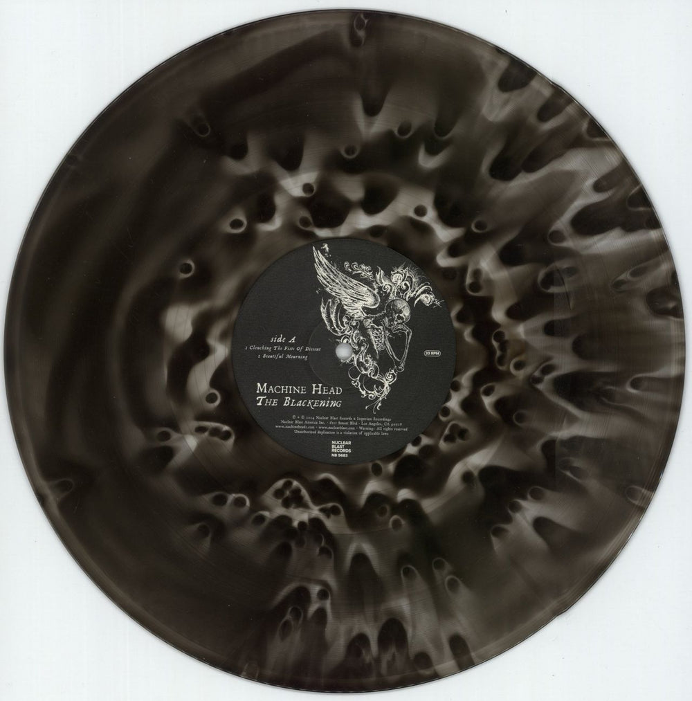 Machine Head The Blackening - Ghostly Black Vinyl US 2-LP vinyl record set (Double LP Album) MHE2LTH872930