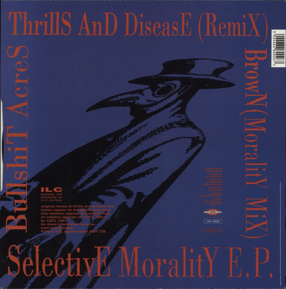 Mad Cow Disease Selective Morality EP UK 12" vinyl single (12 inch record / Maxi-single) 5024662600267