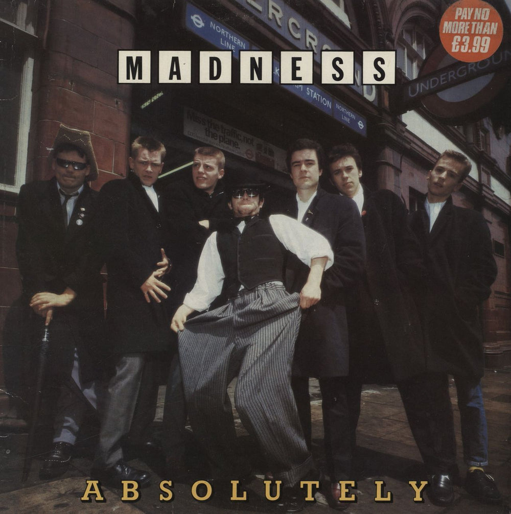 Madness Absolutely - 2nd + Inner UK vinyl LP album (LP record) SEEZ29