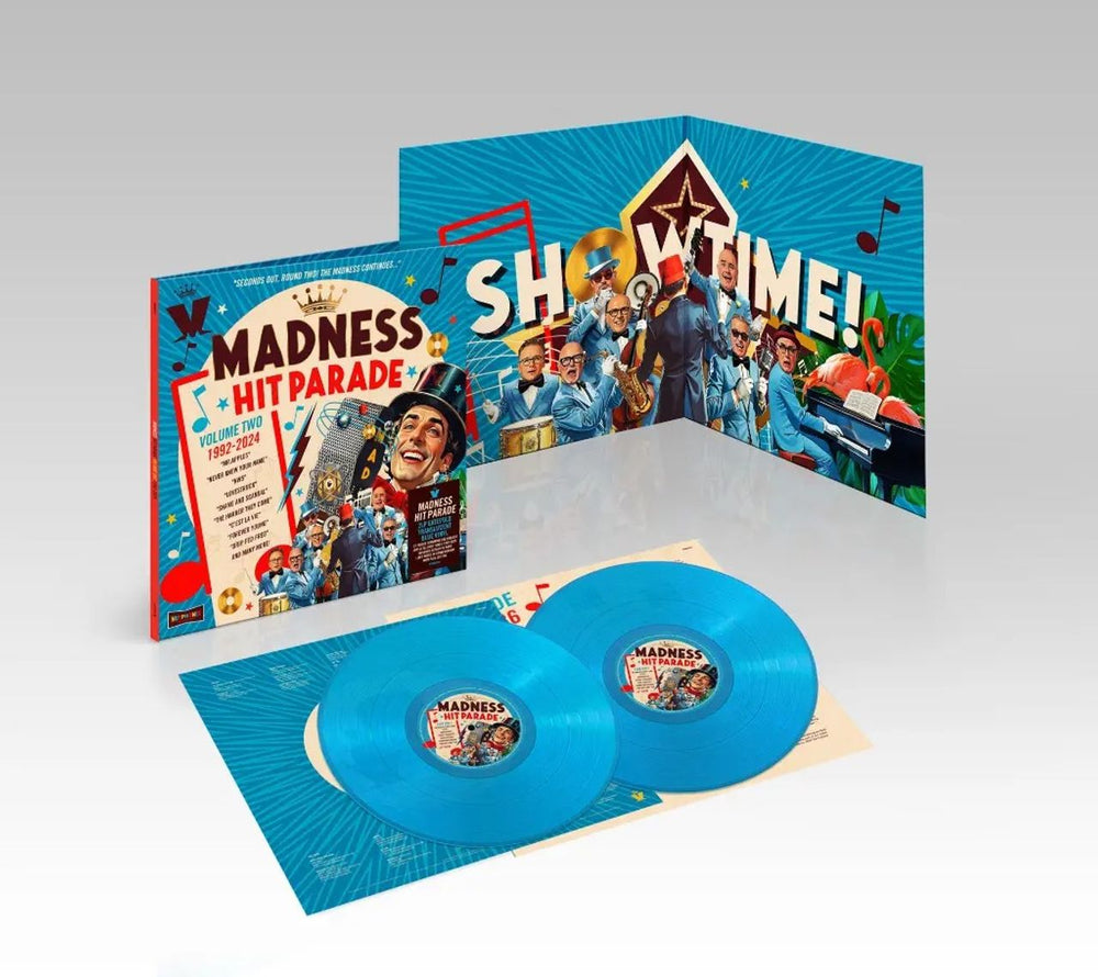 Madness Hit Parade | Volume Two 1992-2024 - Translucent Blue Vinyl - Sealed UK 2-LP vinyl record set (Double LP Album) WVMM035LP