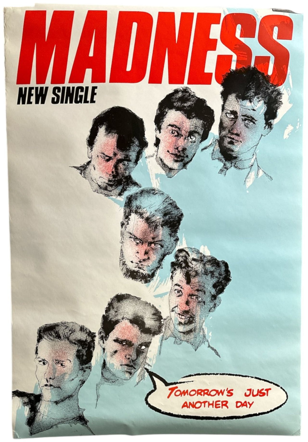 Madness Tomorrow's Just Another Day - Poster UK Promo poster POSTER