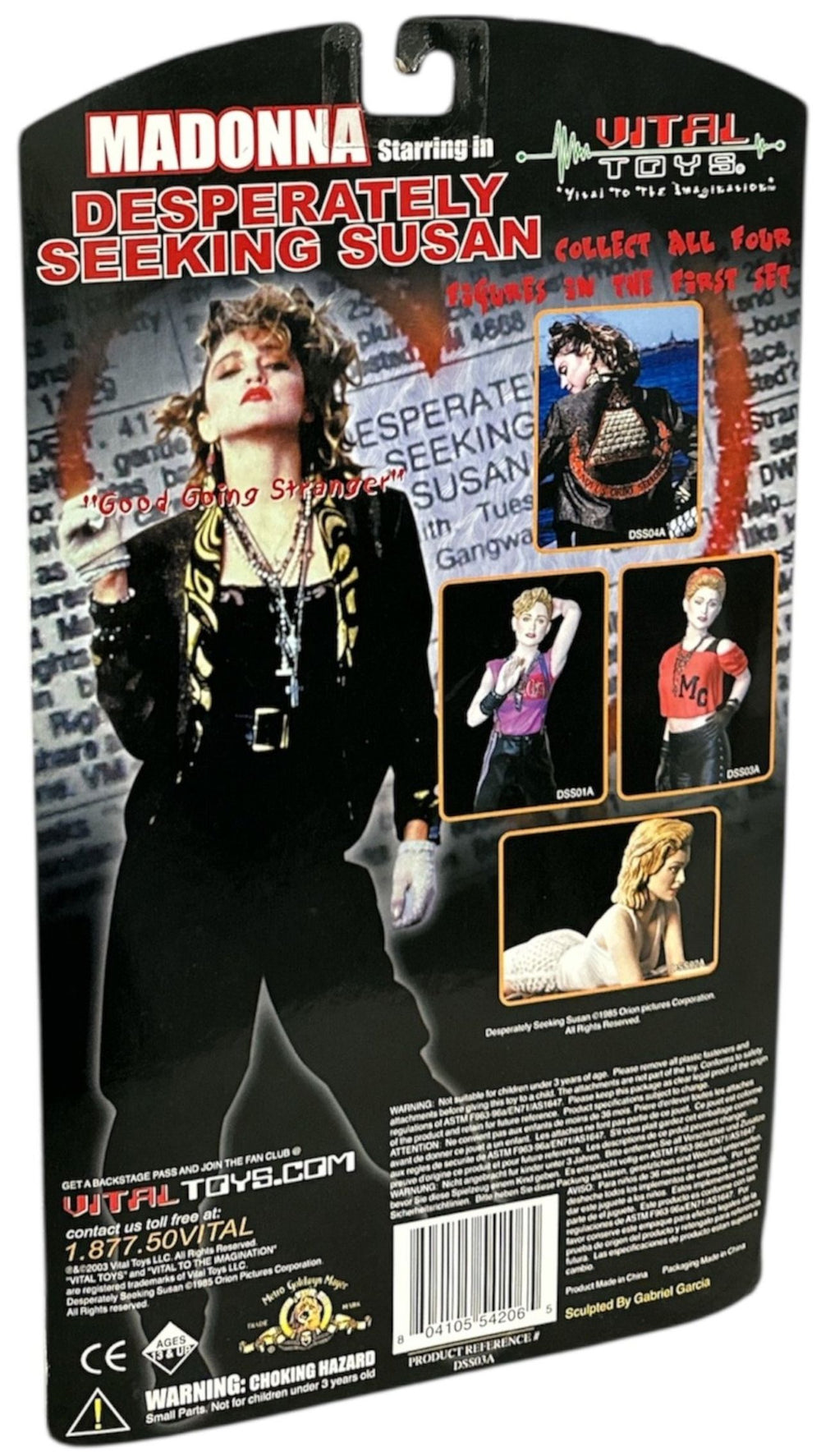 Madonna Desperately Seeking Susan - 8" Doll - Sealed UK Toy 804105542065