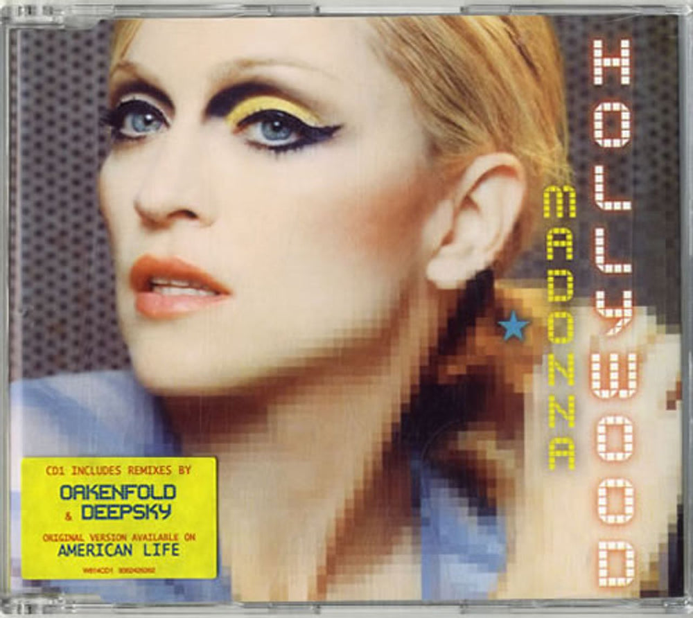 Madonna Hollywood UK 2-CD single set (Double CD single) W614CD1/CD2