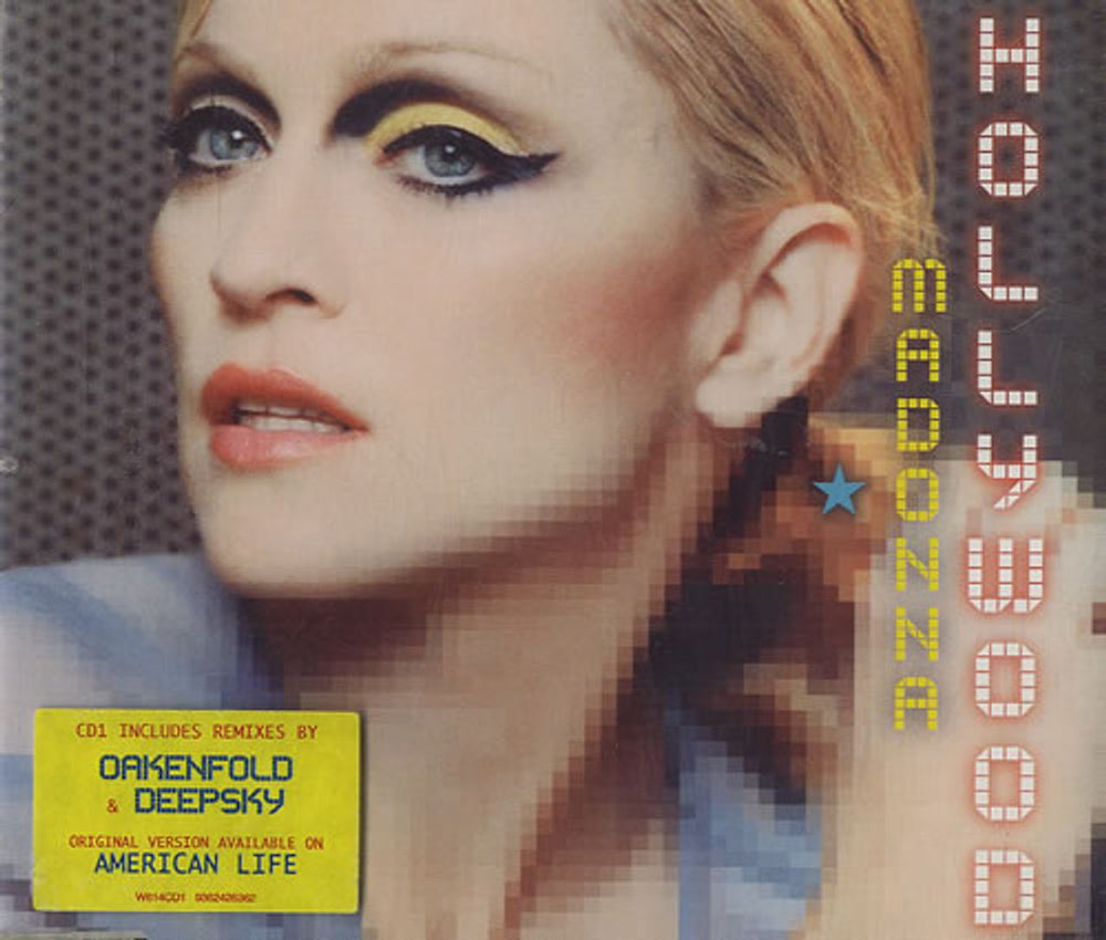 Madonna Hollywood UK CD single (CD5 / 5") W614CD1