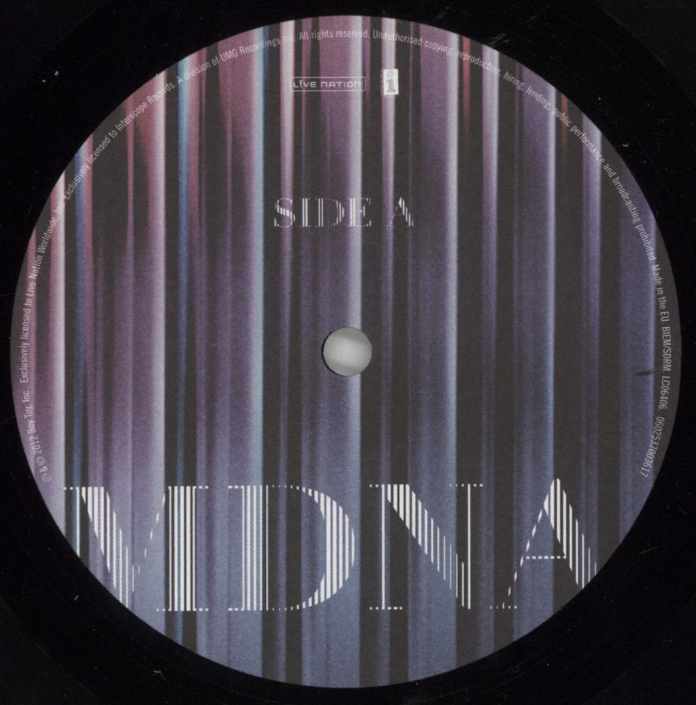 Madonna MDNA - 180gram UK 2-LP vinyl record set (Double LP Album) MAD2LMD662651