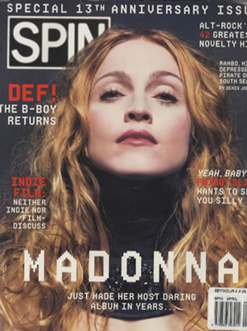 Madonna Spin US magazine APRIL 1998