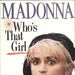 Madonna Who's That Girl - Inj - Paper Sleeve UK 7" vinyl single (7 inch record / 45) W8341