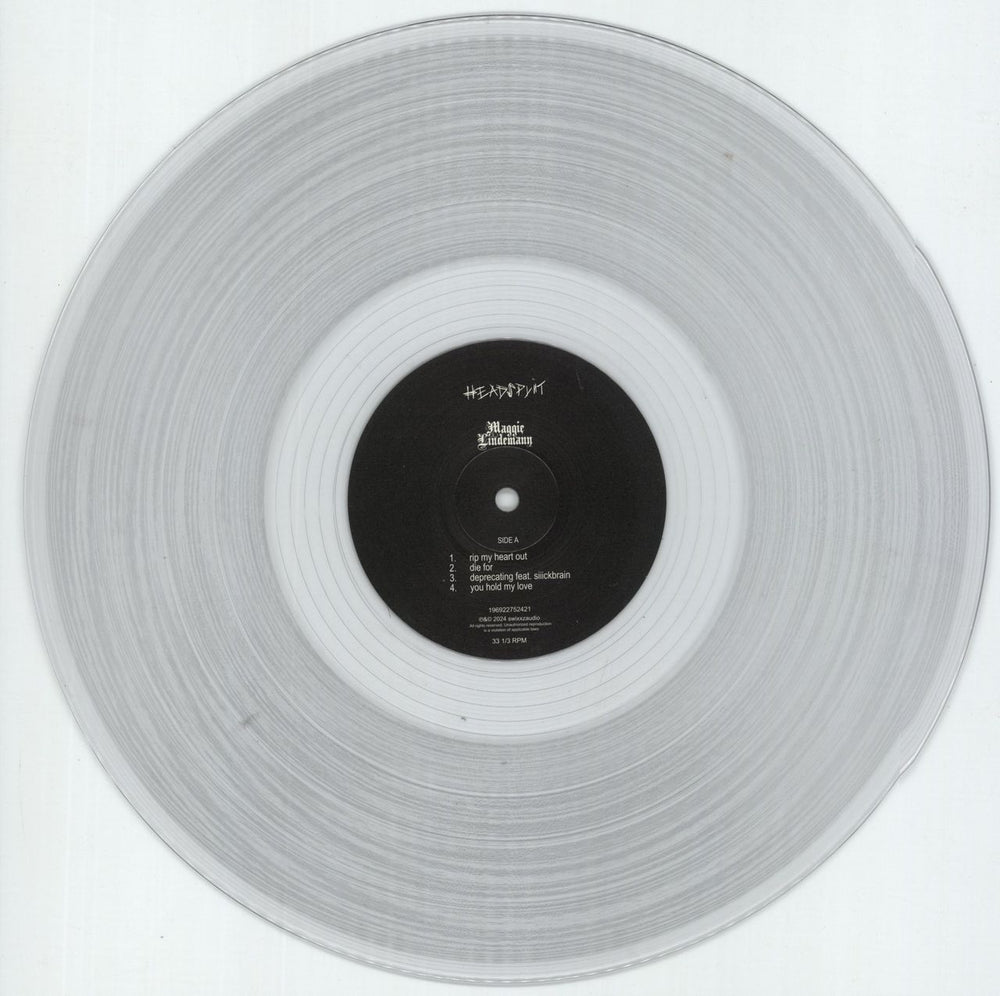 Maggie Lindemann Headsplit - Clear Vinyl UK 12" vinyl single (12 inch record / Maxi-single) 7DK12HE879628