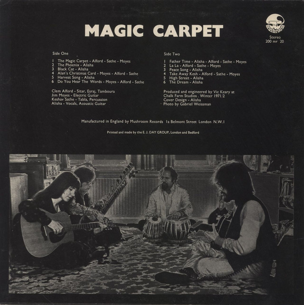 Magic Carpet Magic Carpet UK vinyl LP album (LP record)