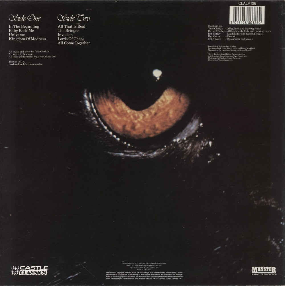 Magnum Kingdom Of Madness UK vinyl LP album (LP record)