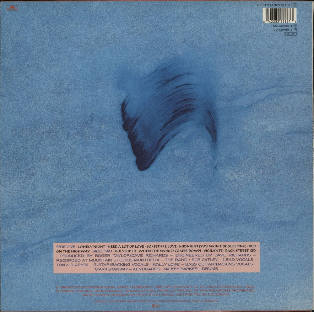 Magnum Vigilante German vinyl LP album (LP record) 042282998613