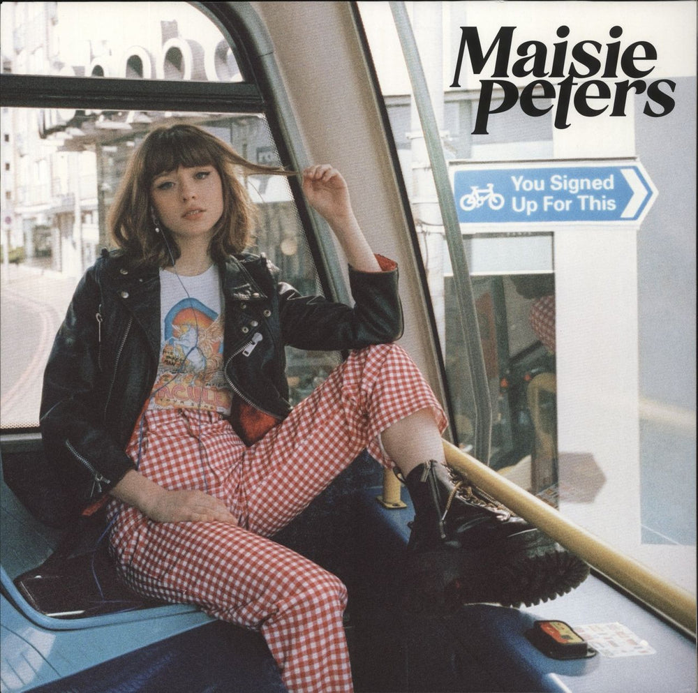 Maisie Peters You Signed Up For This - White Vinyl + Signed Print UK vinyl LP album (LP record) 0190296741043