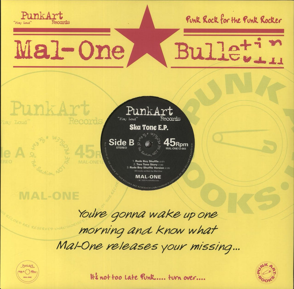 MAL-ONE Ska Tone EP UK 12" vinyl single (12 inch record / Maxi-single)