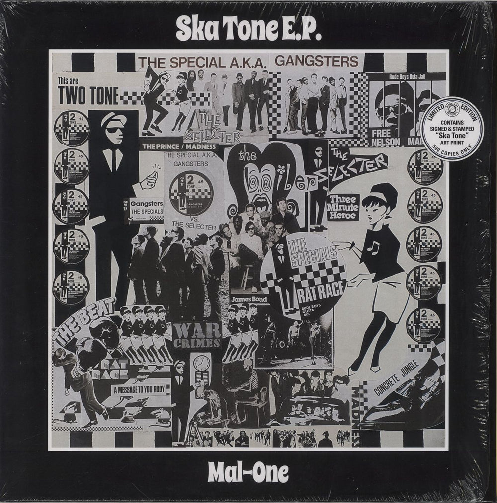 MAL-ONE Ska Tone EP UK 12" vinyl single (12 inch record / Maxi-single) MAL-ONE12-003