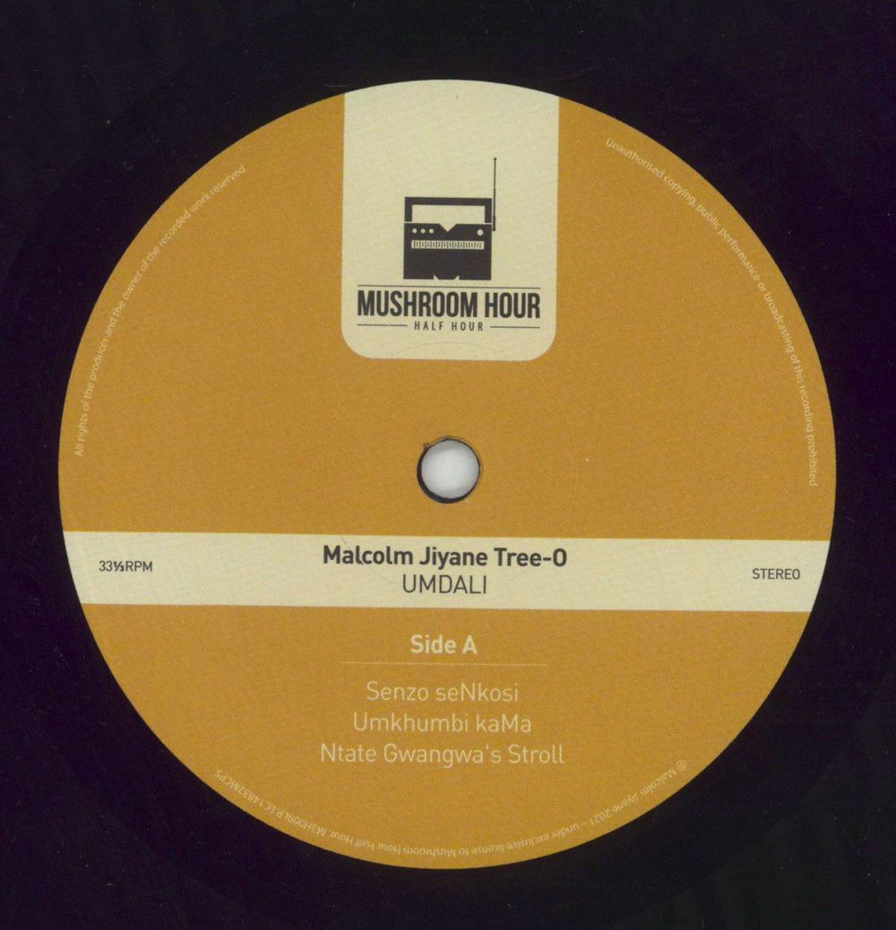 Malcolm Jiyane Tree-O Umdali South African vinyl LP album (LP record) 8TQLPUM859474