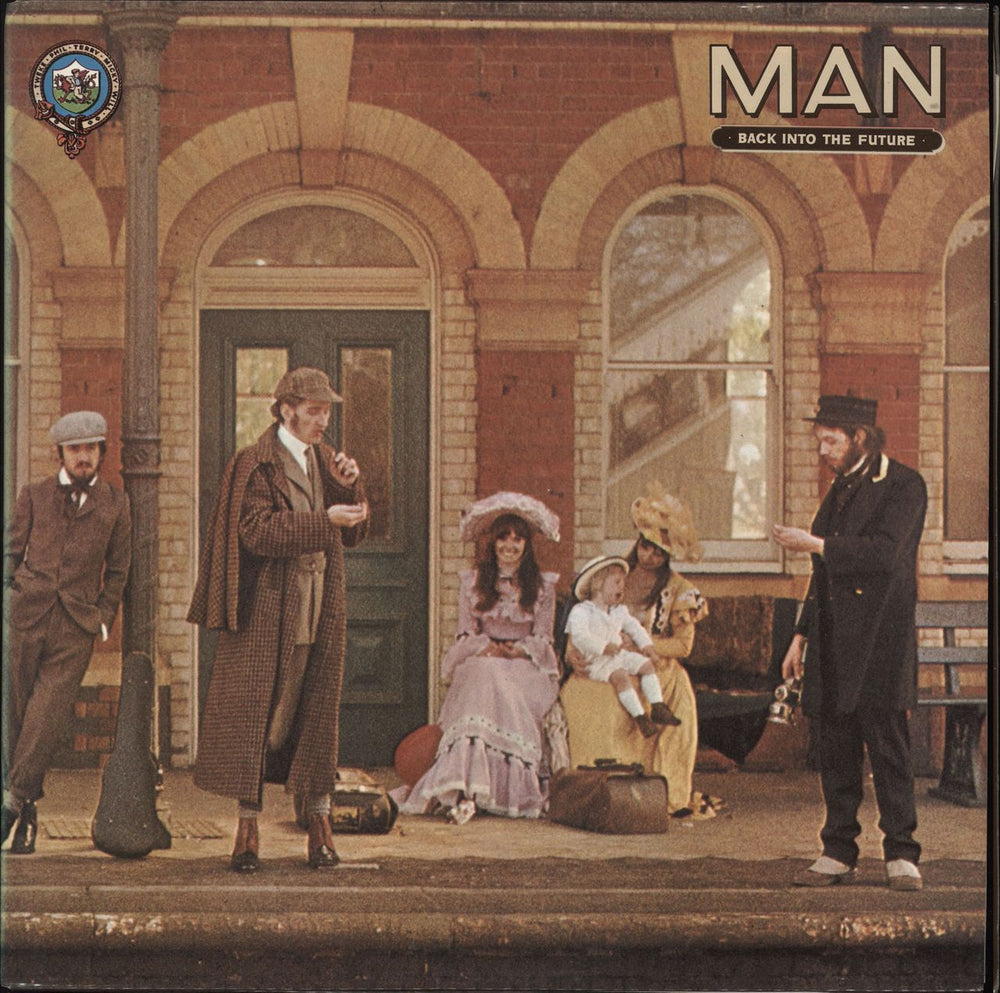 Man Back Into The Future - laminated UK 2-LP vinyl record set (Double LP Album) UAD60053/4