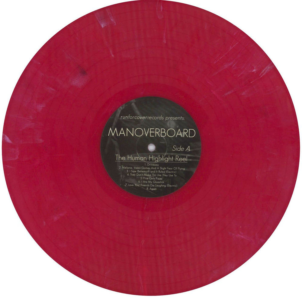 Man Overboard The Human Highlight Reel - Red Marble Vinyl US vinyl LP album (LP record) OF4LPTH835856