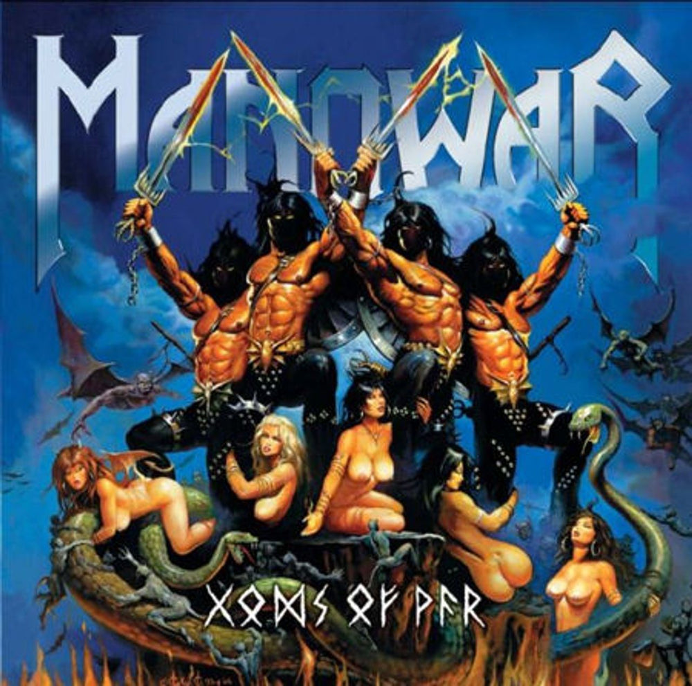 Manowar Gods Of War - Sealed German 2-LP vinyl record set (Double LP Album) SPV2LP85601