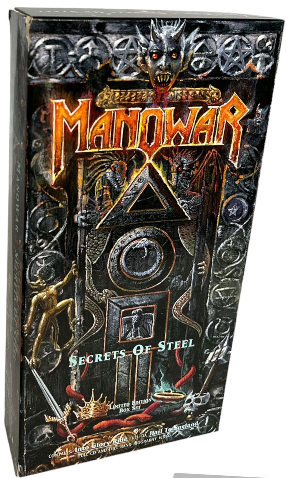 Manowar Secrets Of Steel German box set GED24540