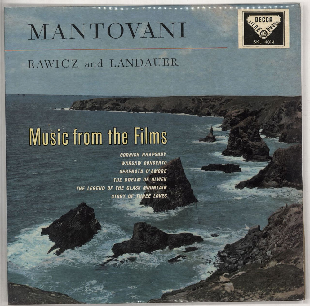 Mantovani Music from the Films - Unboxed UK vinyl LP album (LP record) SKL4014