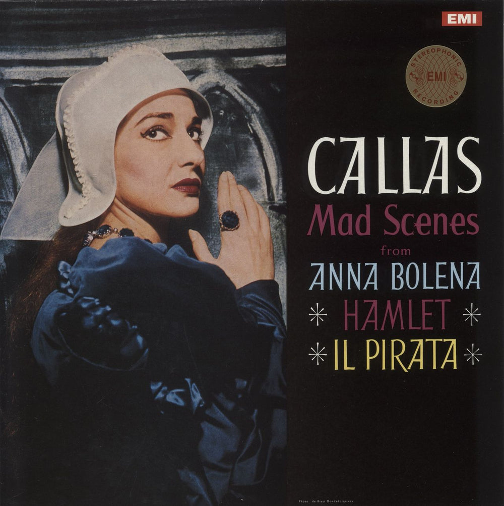 Maria Callas Mad Scenes From Anna Bolena * Hamlet * Il Pirata UK vinyl LP album (LP record) SAX2320