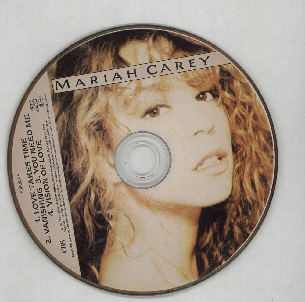 Mariah Carey Love Takes Time UK CD single (CD5 / 5") 6563645