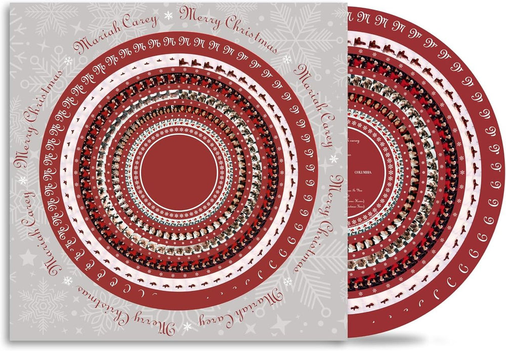 Mariah Carey Merry Christmas - Zoetrope Animated Picture Disc Edition UK picture disc LP (vinyl picture disc album) 196588914614