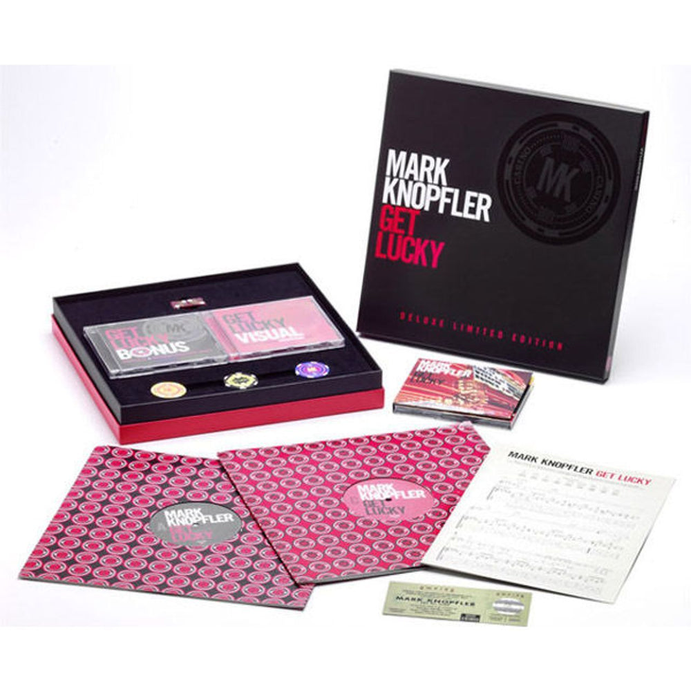 Mark Knopfler Get Lucky UK box set KNOBXGE836634