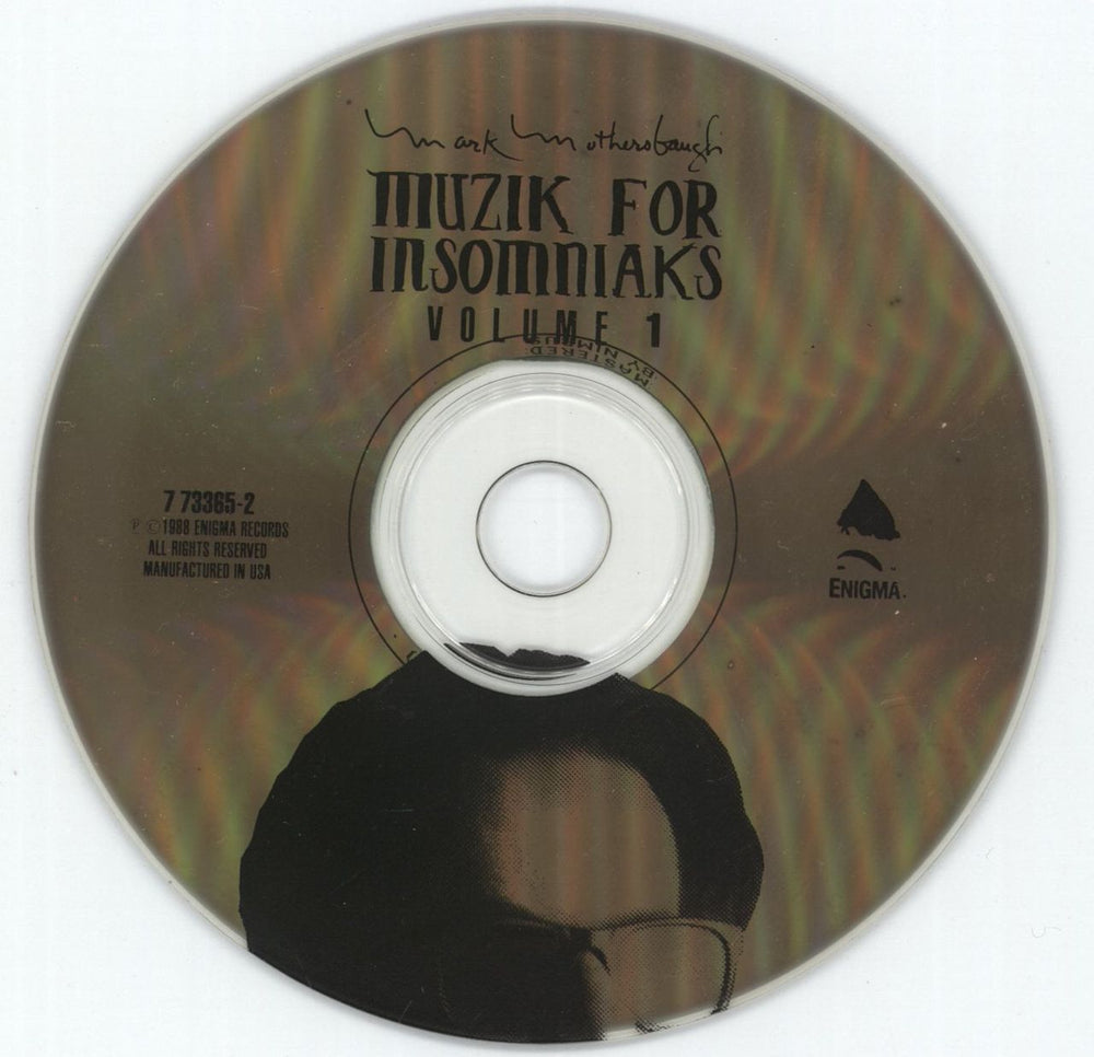 Mark Mothersbaugh Muzik For Insomniaks Volume 1 US CD album (CDLP) M1YCDMU480449