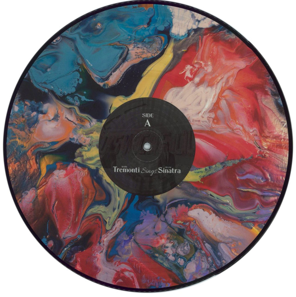 Mark Tremonti Sings Frank Sinatra - Red Marble Vinyl + Signed Insert US vinyl LP album (LP record) 94VLPSI873227