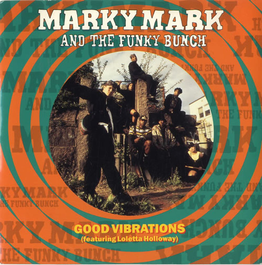 Marky Mark Good Vibrations - P/S UK 7" vinyl single (7 inch record / 45) A8764